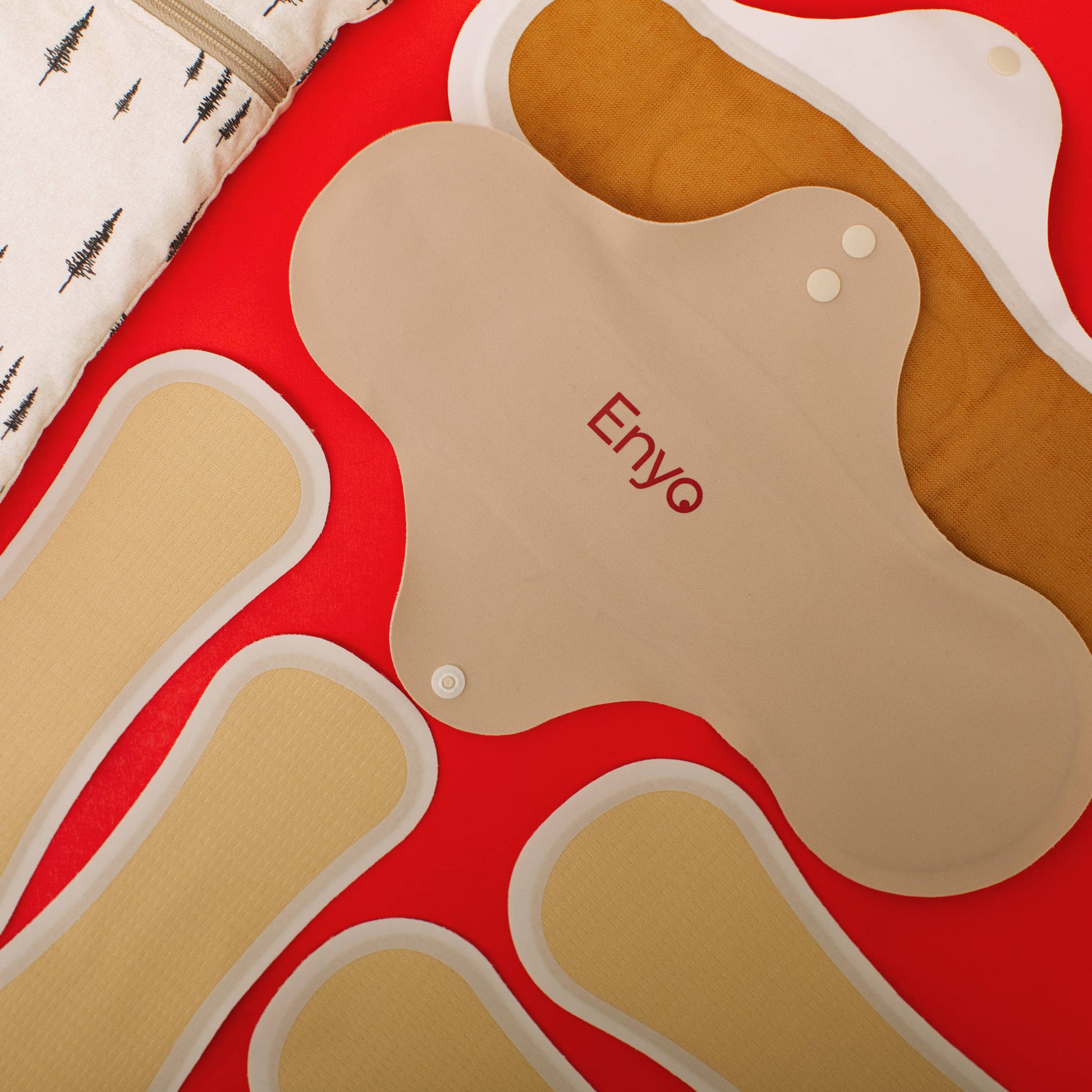 What is included in the Starter Kit? Multiple reusable period pads and liners made with antimicrobial, leakproof, and ultra-thin materials designed for comfort and sustainability.