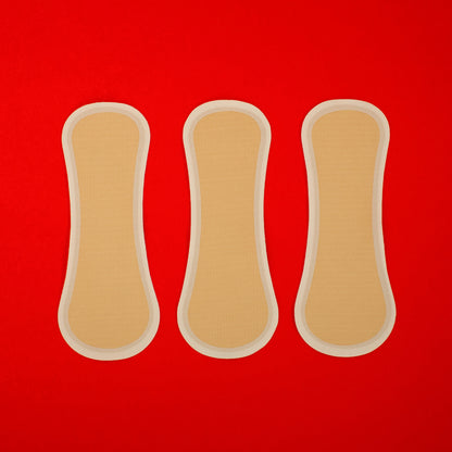 What is the Stay & Hold Set? A trio of ultra-thin, reusable panty liners designed to be lightweight, breathable, and secure without snaps or adhesives for easy, comfortable period care.